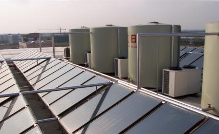 太陽能熱泵聯(lián)合熱水工程-空氣能熱泵熱水器-制冷大市場